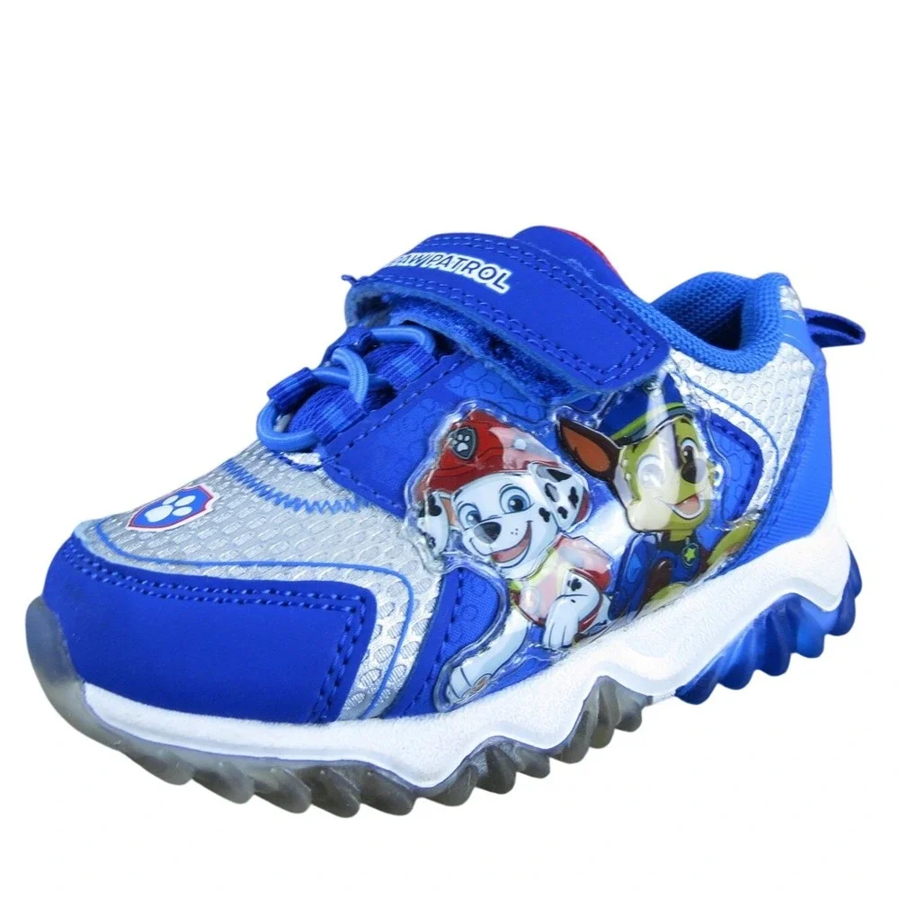 PAW Patrol Boys‎ Sneaker  Sz T 6 Medium Blue Synthetic Hook & Loop